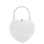 Unique Champagne Perle Forme de coeur Mariage Pochette 2020