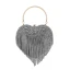 Mode Doré Faux Diamant Gland Forme de coeur Pochette 2020