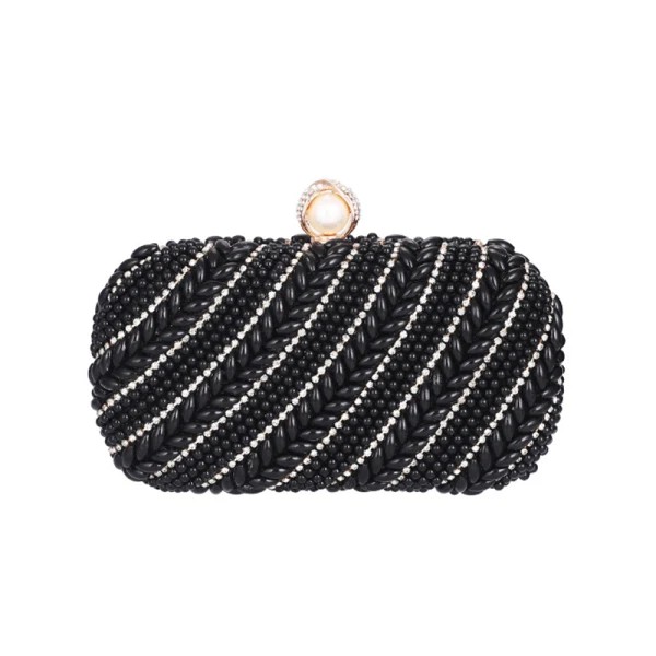 Élégant Argenté Perle Faux Diamant Carrés Pochette 2020