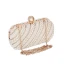 Élégant Argenté Perle Faux Diamant Carrés Pochette 2020