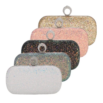 Lovely Glitter Square Clutch Bags 2020