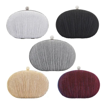 Chic Beautiful Round Ruffle Clutch Bags 2020