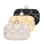 Elegant Ivory Pearl Rhinestone Square Clutch Bags 2020