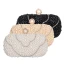 Elegant Ivory Square Wedding Clutch Bags 2020 Metal Rhinestone Pearl