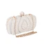 Elegant Square Wedding Clutch Bags 2020 Metal Rhinestone Pearl