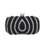 Elegant Square Wedding Clutch Bags 2020 Metal Rhinestone Pearl