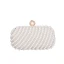 Chic / Beautiful Square Clutch Bags 2020 Metal Pearl Rhinestone