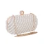 Chic / Beautiful Square Clutch Bags 2020 Metal Pearl Rhinestone