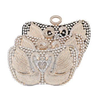 Chic Beautiful Clutch Bags 2020 Metal Rhinestone