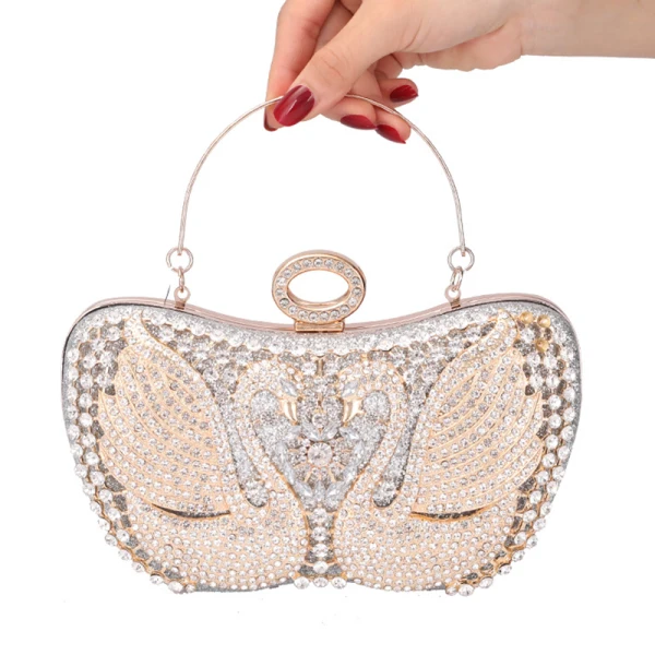 Chic / Belle Pochette 2020 Métal Faux Diamant