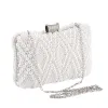 Elegant Ivory Pearl Round Wedding Clutch Bags 2020