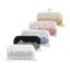 Mode Cuir Verni Carrés Pochette 2020 Métal Faux Diamant Gland Perle