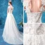 Illusion Affordable White Beach Pierced Wedding Dresses 2020 A-Line / Princess Shoulders Sleeveless Backless Appliques Flower Beading Sweep Train