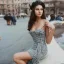 Abordable Noire Blanche à carreaux Été Robes longues 2020 Bretelles Spaghetti Sans Manches Dos Nu Courte Vêtements Femme
