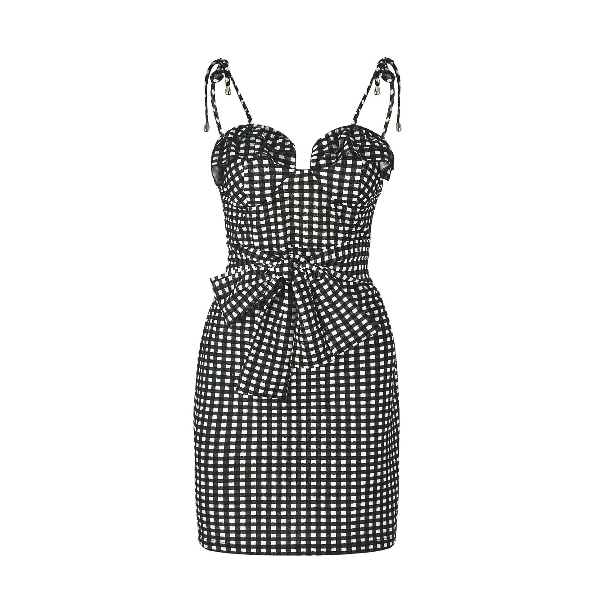 blue dress for baby girl Classic Summer Dress With White Trim main image 0