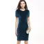 Simple Marron Daim Robes longues 2020 Encolure Dégagée Manches Courtes Courte Vêtements Femme