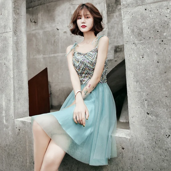 green emerald velvet dress Dark Green Homecoming Dress With 3D Lace Flowers – Lisposa
