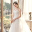 Elegant Outdoor / Garden White Wedding Dresses 2020 A-Line / Princess Sweetheart Sleeveless Backless Appliques Lace Beading Sweep Train Ruffle