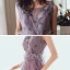 Chic / Beautiful Purple Evening Dresses  2020 A-Line / Princess Scoop Neck Sleeveless Beading Star Embroidered Sequins Floor-Length / Long Ruffle Backless Formal Dresses