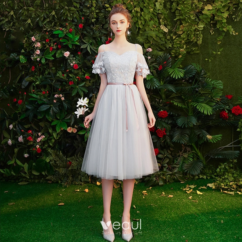 slim fit dress slacks Beautiful Short Sleeves V-Neck Soft Satin Cheap Short Bridesmaid Dresses
