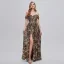 Chic / Belle Doré Glitter Fendue devant Robe De Bal Robe De Soirée 2023 Princesse De l'épaule Sans Manches Dos Nu Longue Robe De Ceremonie