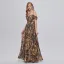 Chic / Belle Doré Glitter Fendue devant Robe De Bal Robe De Soirée 2023 Princesse De l'épaule Sans Manches Dos Nu Longue Robe De Ceremonie
