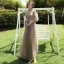 Abordable Marron Robe Demoiselle D'honneur 2020 Princesse Appliques En Dentelle Dos Nu Longue Volants