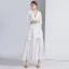 Fashion Red Evening Dresses  2020 A-Line / Princess V-Neck Long Sleeve Floor-Length / Long Cascading Ruffles Formal Dresses