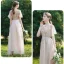Affordable Champagne Bridesmaid Dresses 2020 A-Line / Princess Backless Appliques Lace Floor-Length / Long