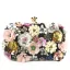 Fée Des Fleurs Bleu Roi Carrés Pochette 2020 Métal Perlage Fait main Fleur
