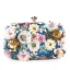 Fée Des Fleurs Bleu Roi Carrés Pochette 2020 Métal Perlage Fait main Fleur
