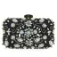 Chic / Beautiful Gold Square Clutch Bags 2020 Metal Beading Rhinestone