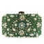 Chic / Beautiful Gold Square Clutch Bags 2020 Metal Beading Rhinestone