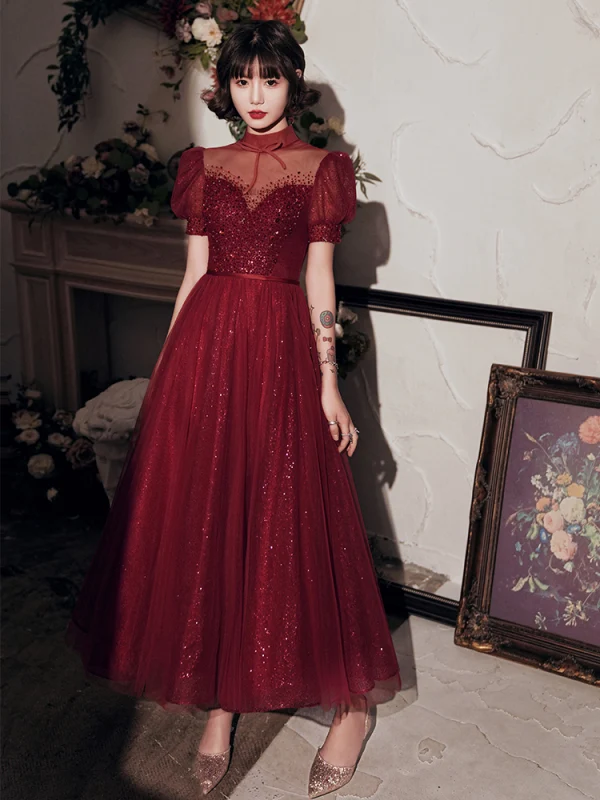 vintage ankle length dresses ASYMMETRIC MINI DRESS XS / Black