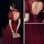 Vintage / Originale Bordeaux Robe De Soirée 2020 Princesse Col Haut Gonflée Manches Courtes Perlage Paillettes Glitter Tulle Longueur Cheville Volants Dos Nu Robe De Ceremonie