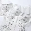 Chic / Beautiful White Evening Dresses  2020 Trumpet / Mermaid Off-The-Shoulder Short Sleeve Appliques Lace Beading Sequins Floor-Length / Long Ruffle Backless Formal Dresses