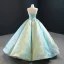 Luxury / Gorgeous Mint Green Satin Prom Dresses 2020 Ball Gown Spaghetti Straps Sleeveless Beading Floor-Length / Long Ruffle Backless Formal Dresses