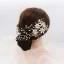 Elegant Gold Headpieces 2020 Metal Rhinestone Crystal Flower Bridal Hair Accessories
