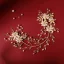 Elegant Gold Headpieces 2020 Metal Rhinestone Crystal Flower Bridal Hair Accessories