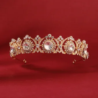 Classic Gold Headpieces 2020 Metal Rhinestone Bridal Hair Accessories
