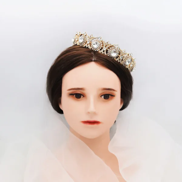 Classic Gold Headpieces 2020 Metal Rhinestone Bridal Hair Accessories