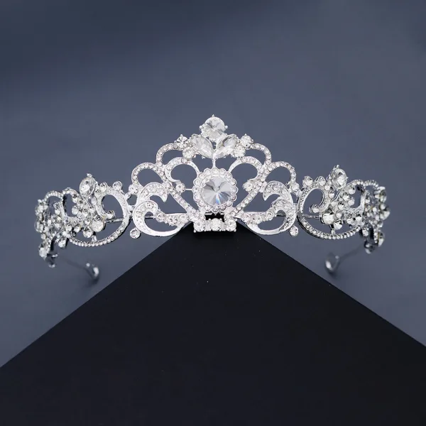 Vintage Guld Tiara 2020 Metall Bröllop Brud Huvudbonad