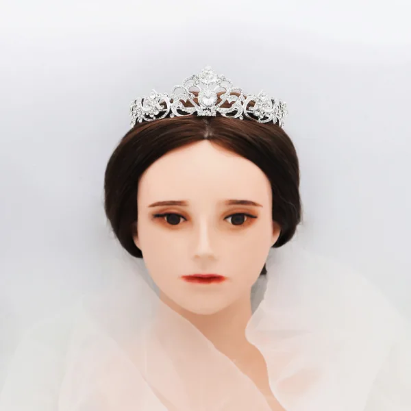 Vintage Guld Tiara 2020 Metall Bröllop Brud Huvudbonad