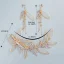Elegant Gold Bridal Jewelry 2020 Metal Beading Rhinestone Headpieces Tassel Earrings Bridal Hair Accessories