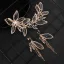 Elegant Gold Bridal Jewelry 2020 Metal Beading Rhinestone Headpieces Tassel Earrings Bridal Hair Accessories