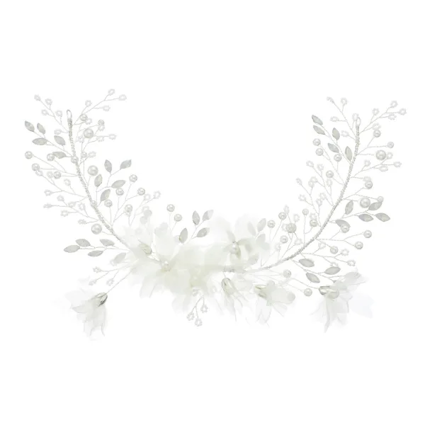 Élégant Blanche Fleur Perle Mariage Accessoire Cheveux 2020 Métal Accessoire Cheveux Mariage