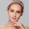Modest / Simple Silver Headpieces Bridal Hair Accessories 2020 Metal Crystal Rhinestone Wedding Hair Hoop