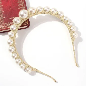 Affordable Pearl Gold Hair Hoop 2020 Headpieces Accessories