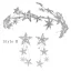 Eleganta Silver Tiara Brud Huvudbonad 2020 Metall Rhinestone Kristall Bröllop Tillbehör