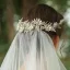 Charmant Zilveren Haaraccessoires Bruids Haaraccessoires 2020 Metaal Rhinestone Parel Kristal Huwelijk Accessoires